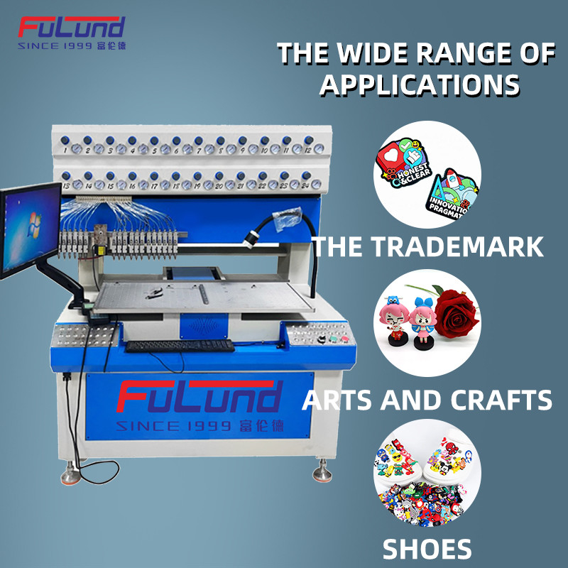 Pvc Patch Micro Plastic Injection Machine To Make Rubber Fabric Labels With High Quality